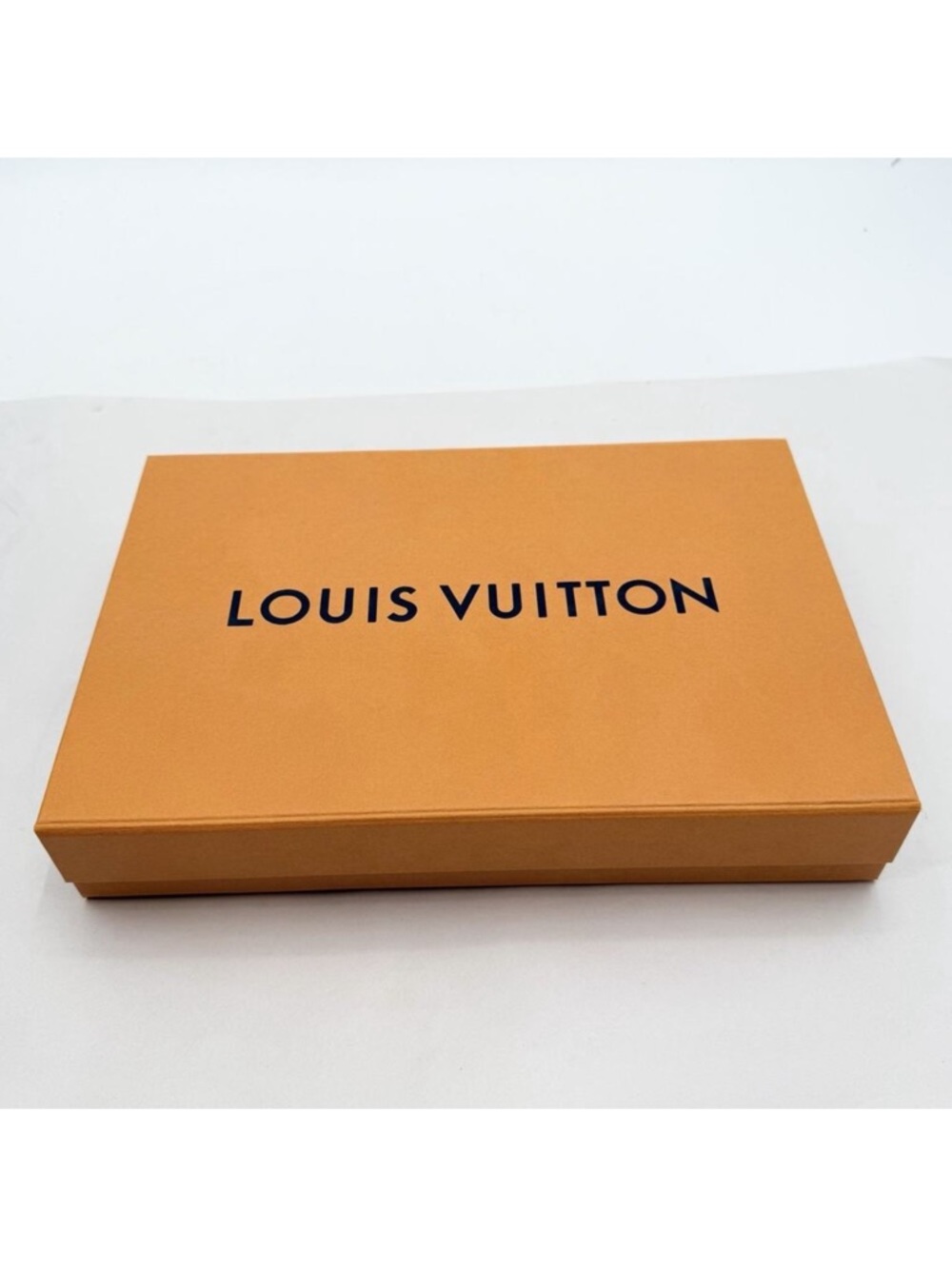 Louis Vuitton Authentic Orange Empty Magnetic Gift Box & Tissue 12" x 8" x 2"